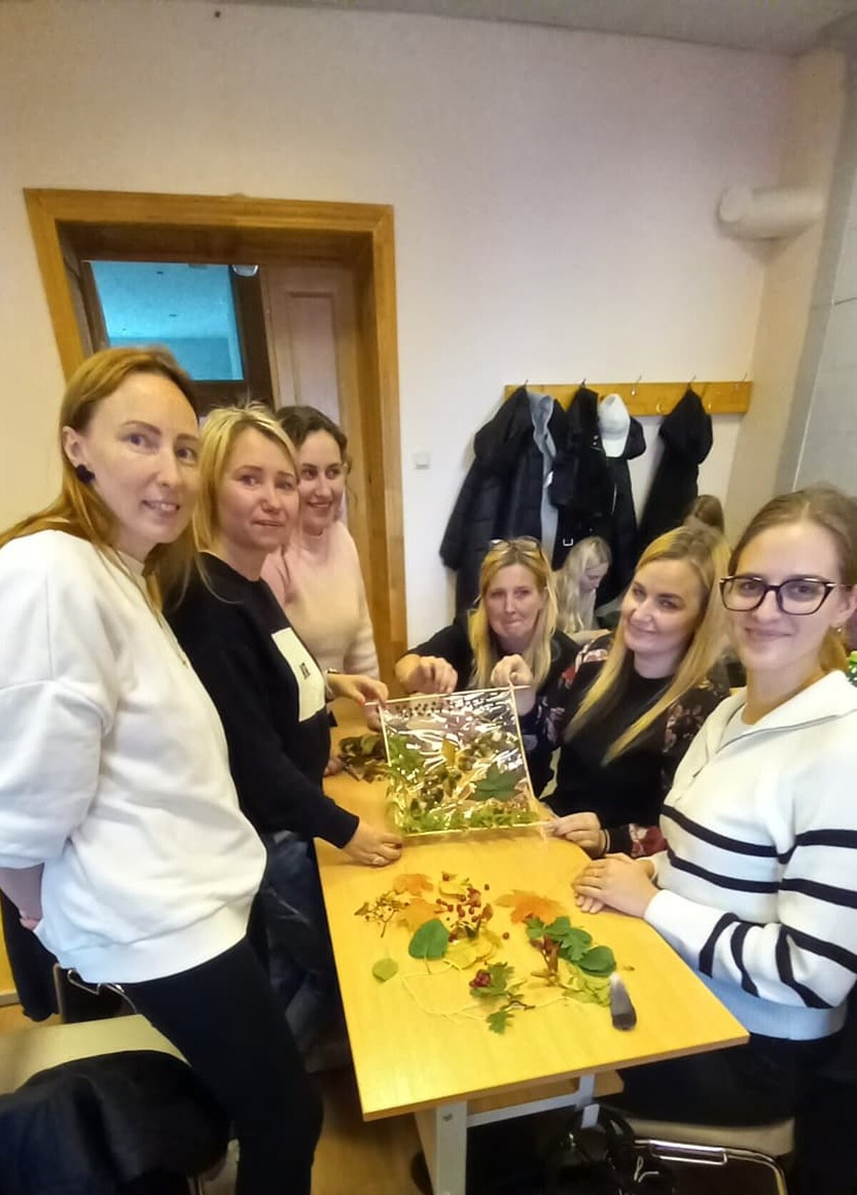 LU Tukuma filiāles studiju programmas "Pirmsskolas skolotājs" 1. kursa studentes Studentes
